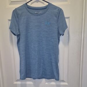 Under Armour Heathered Blue Tee